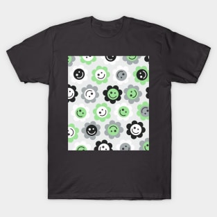 Agender Flower Faces T-Shirt